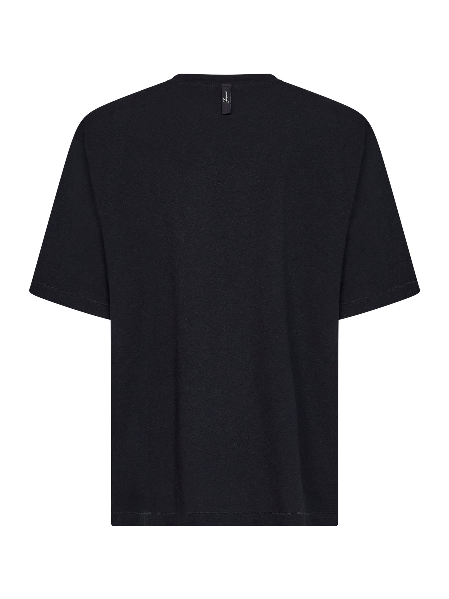 Black jersey The Jacquemus logo-printed T-shirt