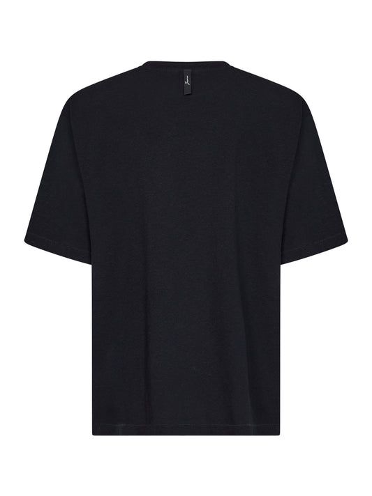 Black jersey The Jacquemus logo-printed T-shirt