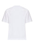T-shirt Montaigne in piquet di cotone bianco