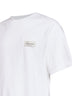 T-shirt Montaigne in piquet di cotone bianco