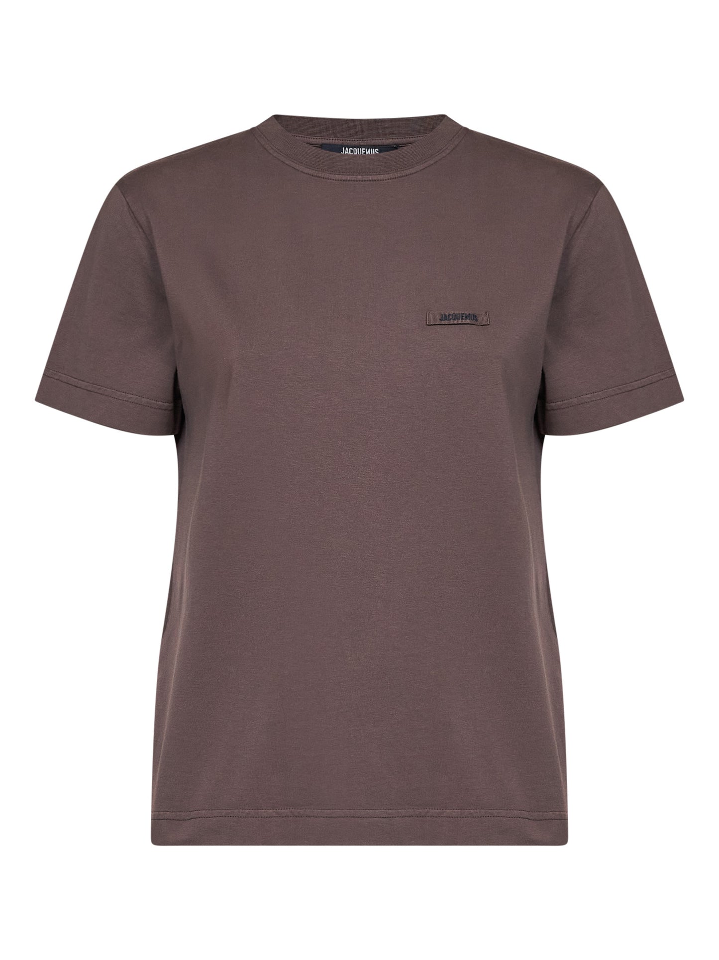 T-shirt a maniche corte Gros Grain marrone