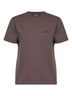 T-shirt a maniche corte Gros Grain marrone