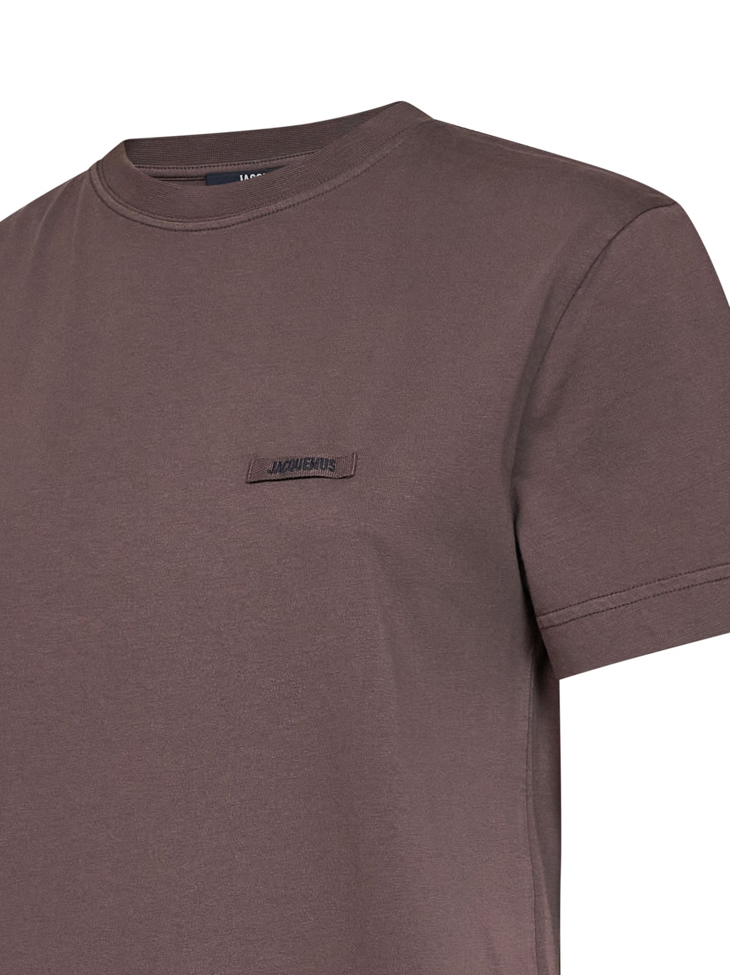 T-shirt a maniche corte Gros Grain marrone