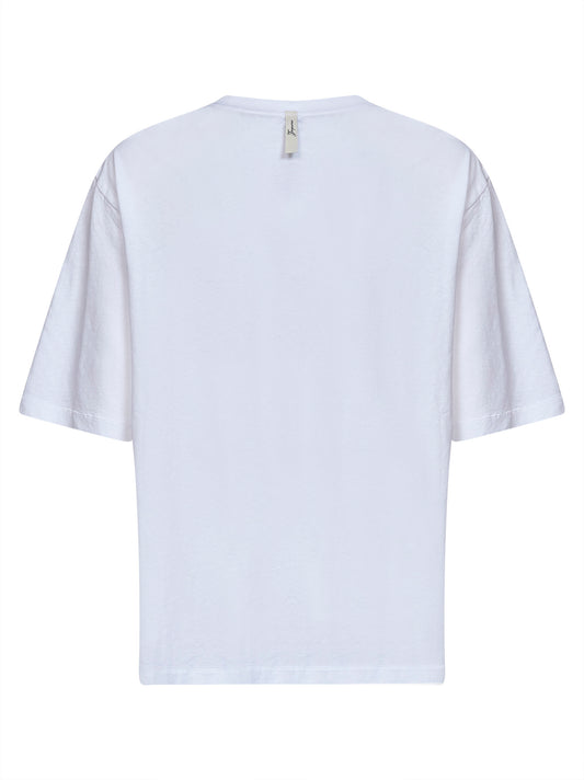 White jersey The Jacquemus logo-printed T-shirt
