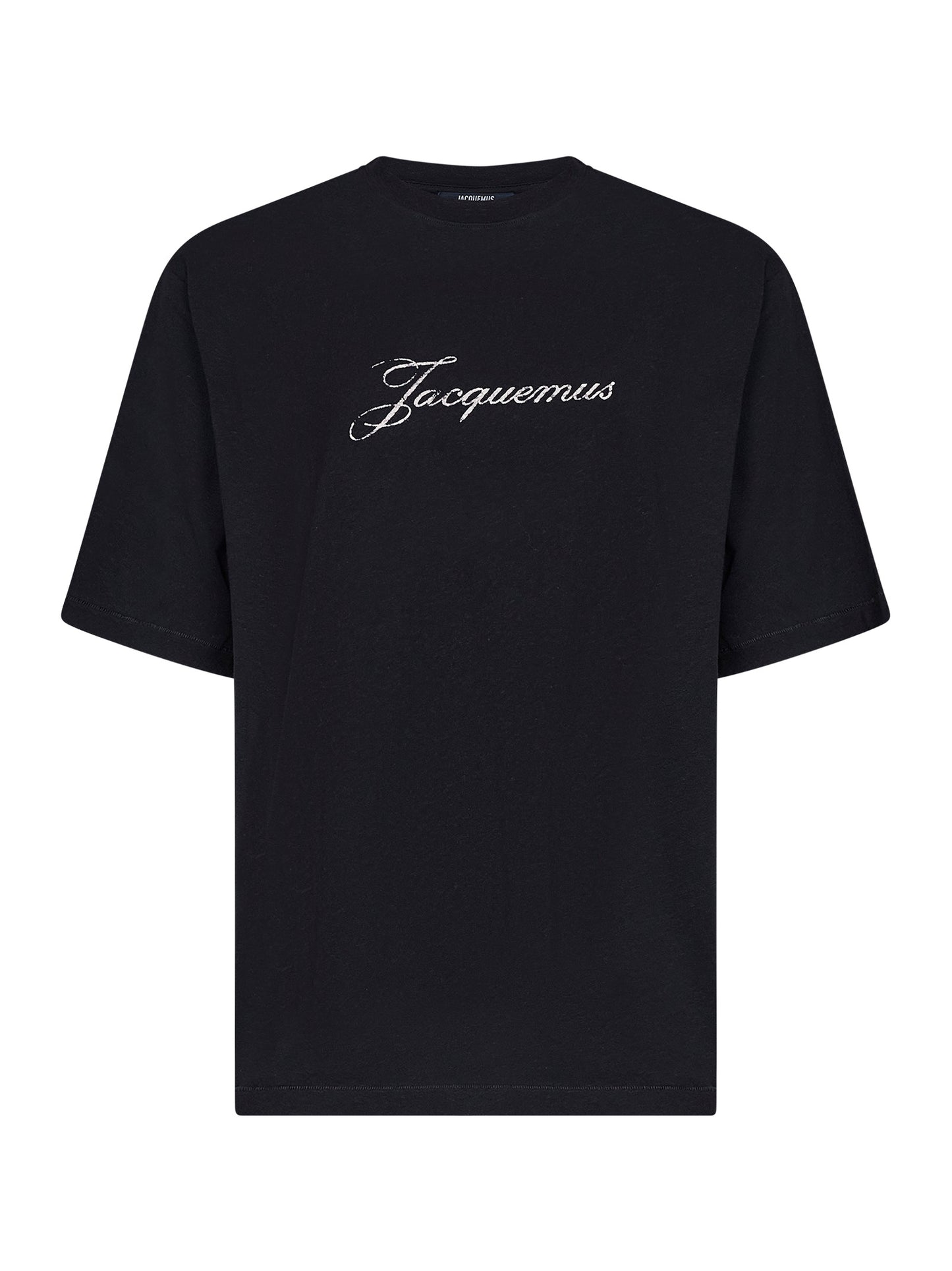 Black jersey The Jacquemus logo-printed T-shirt