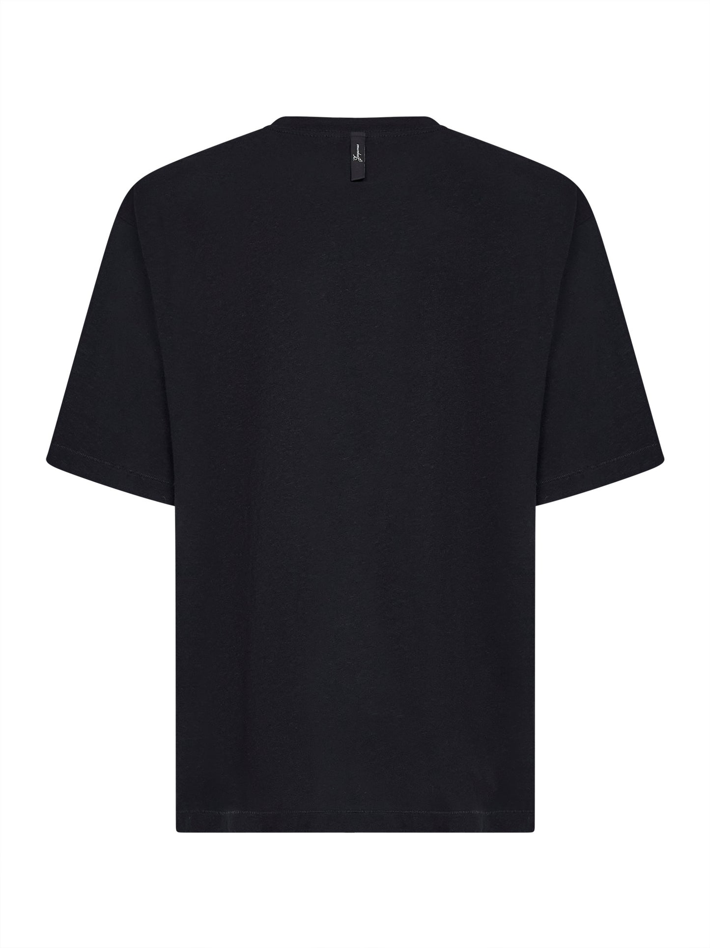 Black jersey The Jacquemus logo-printed T-shirt