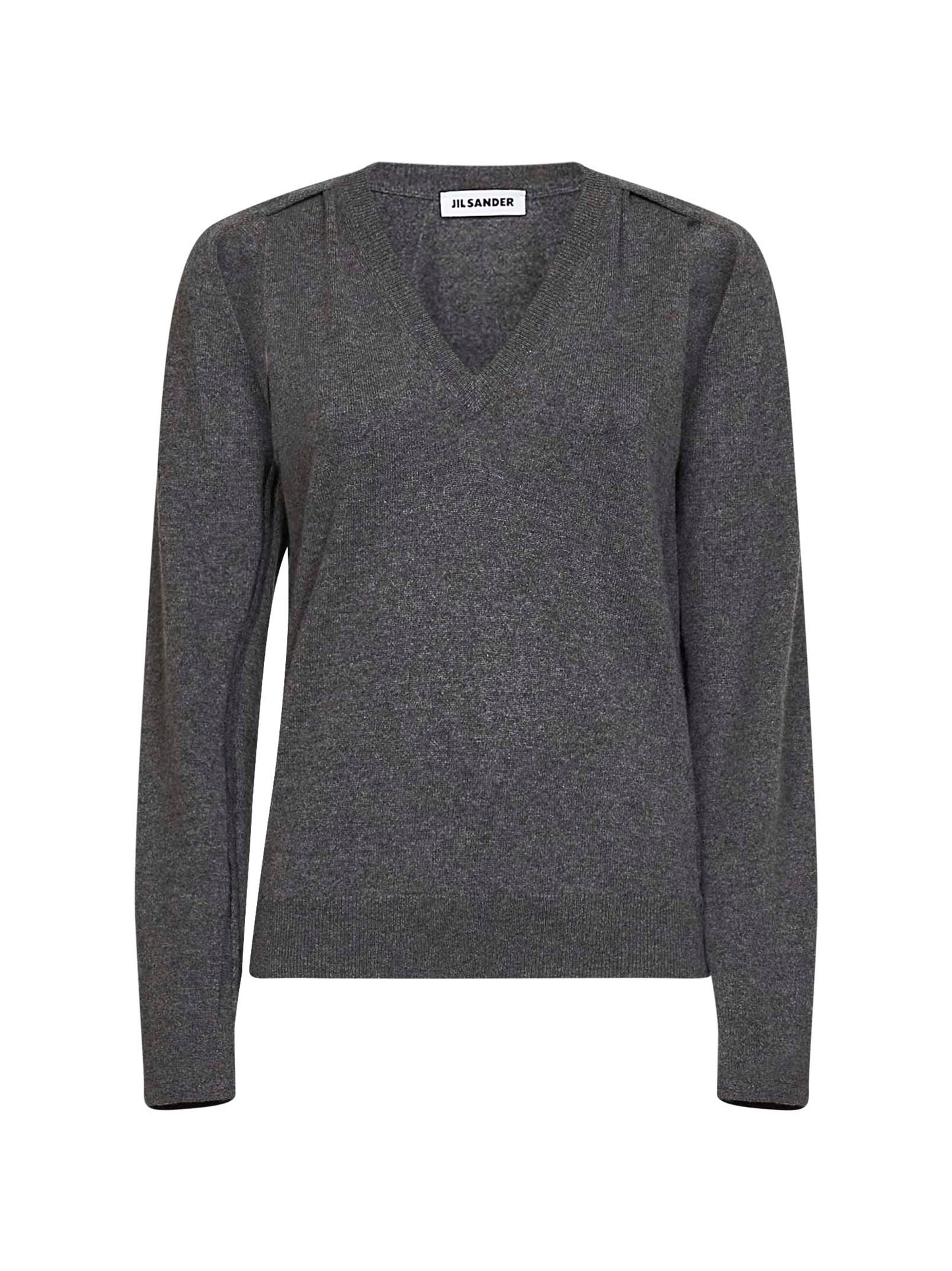 Basalt cashmere sweater with cut-outs