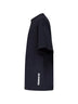Midnight blue cotton boxy T-shirt with Jil Sander logo