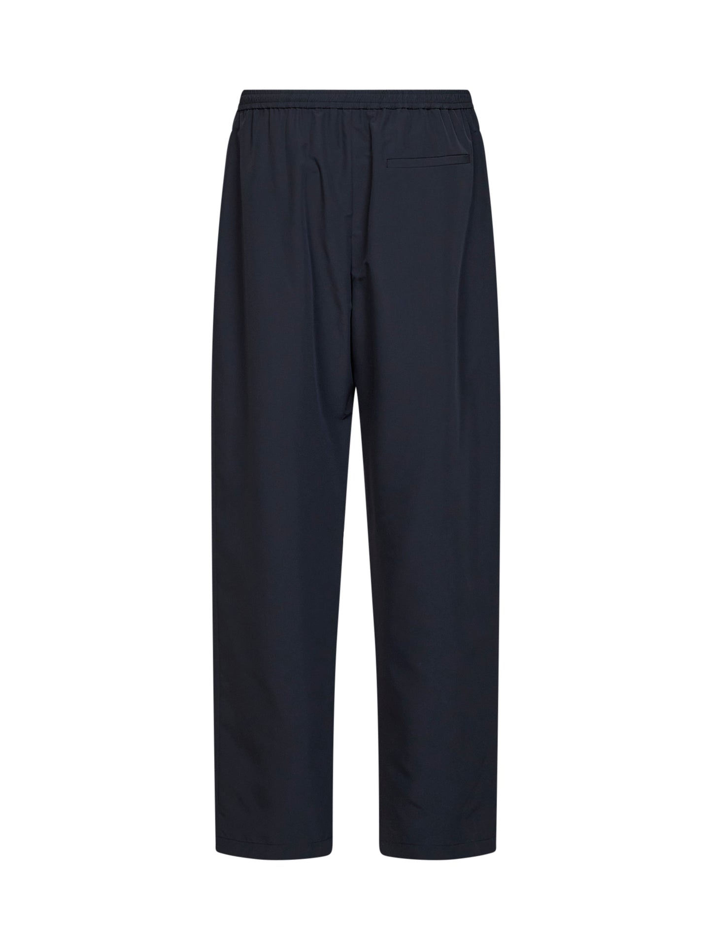 Pantaloni jogger in poliestere riciclato impermeabile nero