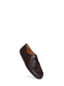 Cocoa lightweight leather Hood lace-up shoes