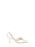 Ivory satin Aurelie 65 pumps