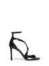 Black patent leather Azia 95 sandals