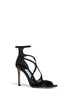 Black patent leather Azia 95 sandals
