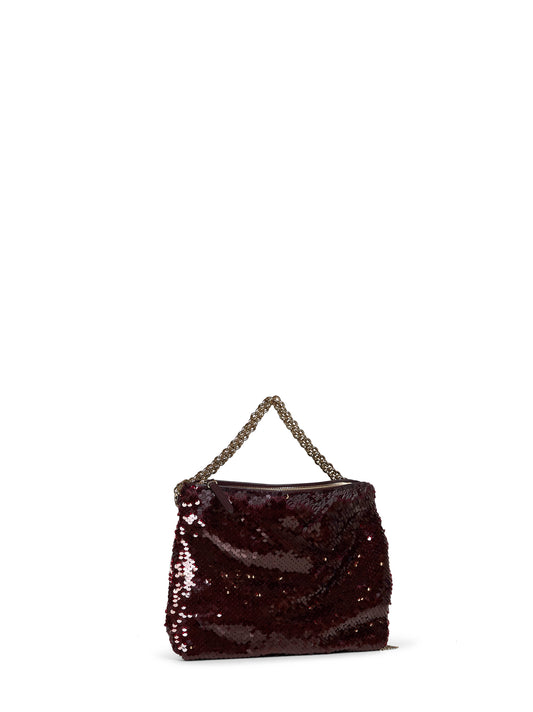 Pochette con catena Callie merlot intenso