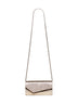 Platinum Emmie chain clutch bag
