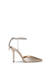 Platinum Brilliance fabric Saeda 100 pumps