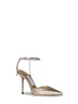 Platinum Brilliance fabric Saeda 100 pumps