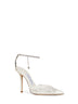 Ivory lace Saeda 100 pumps