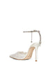 Ivory lace Saeda 100 pumps