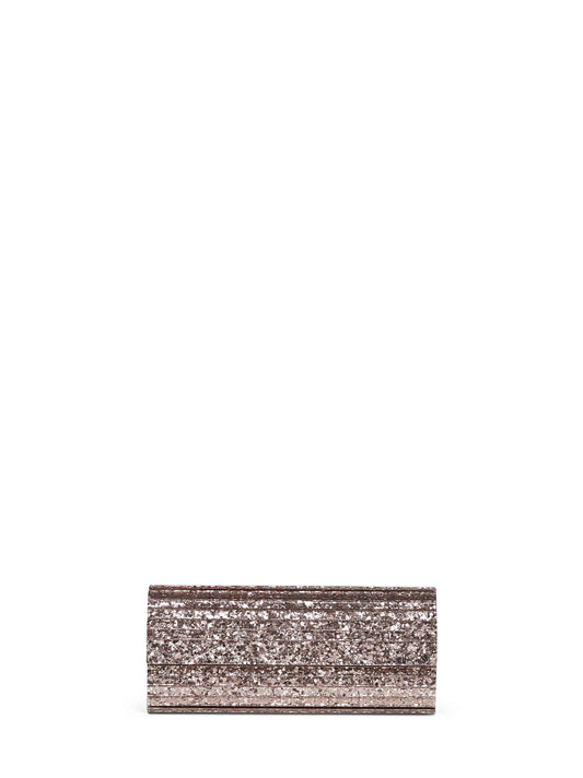 Ballet pink Sweetie clutch with shoulder strap