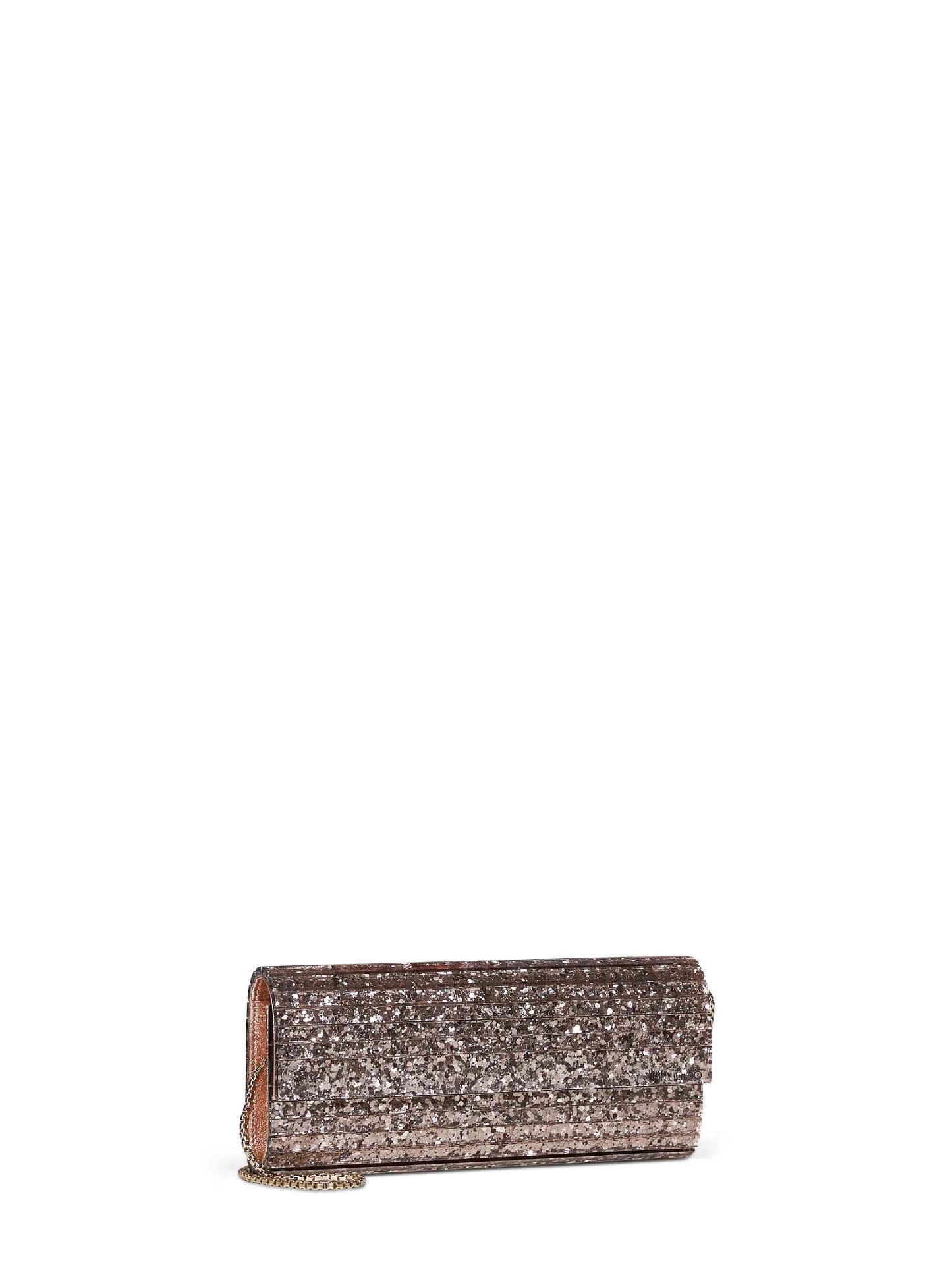 Ballet pink Sweetie clutch with shoulder strap