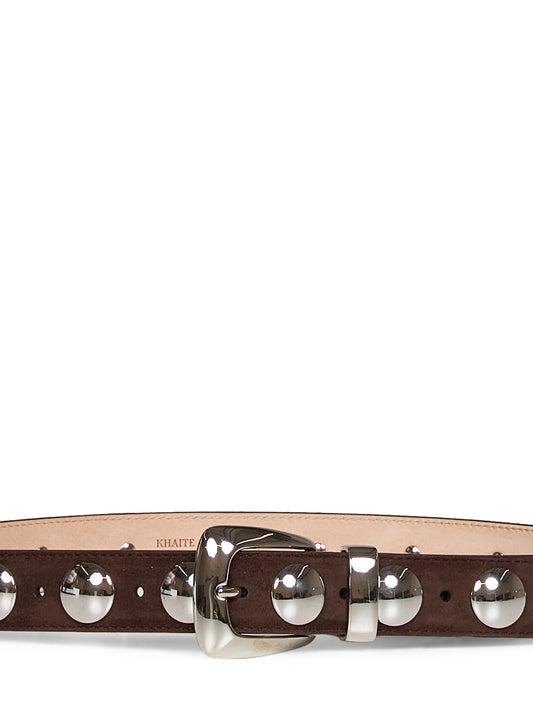 Coffee suede Benny belt