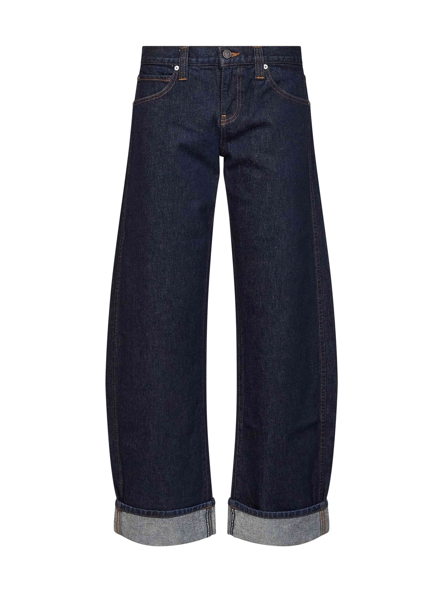 Blue denim Karo low-rise jeans