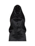Top con scollo all'americana Rone in raso nero