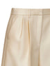 Shorts Auggie in cady di lana e seta avorio