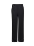 Black virgin wool Grenare straight-leg trousers