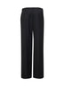 Black virgin wool Grenare straight-leg trousers