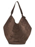 Borsa tote Medium Lotus marrone<BR/>