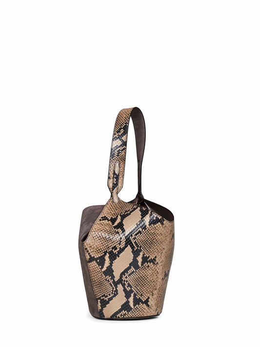Borsa a mano Mini Lotus Tote multicolore