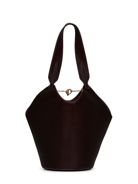 Rouge noir Mini Lotus Tote tote bag