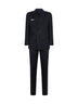 Abito doppiopetto in lana vergine blu navy