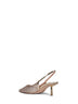 Platinum Gilda 60 mm jewelled slingbacks