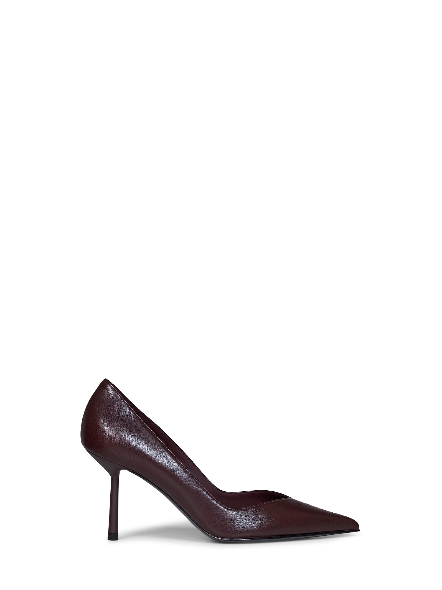 Cherry nappa leather Vivienne 80 mm pumps