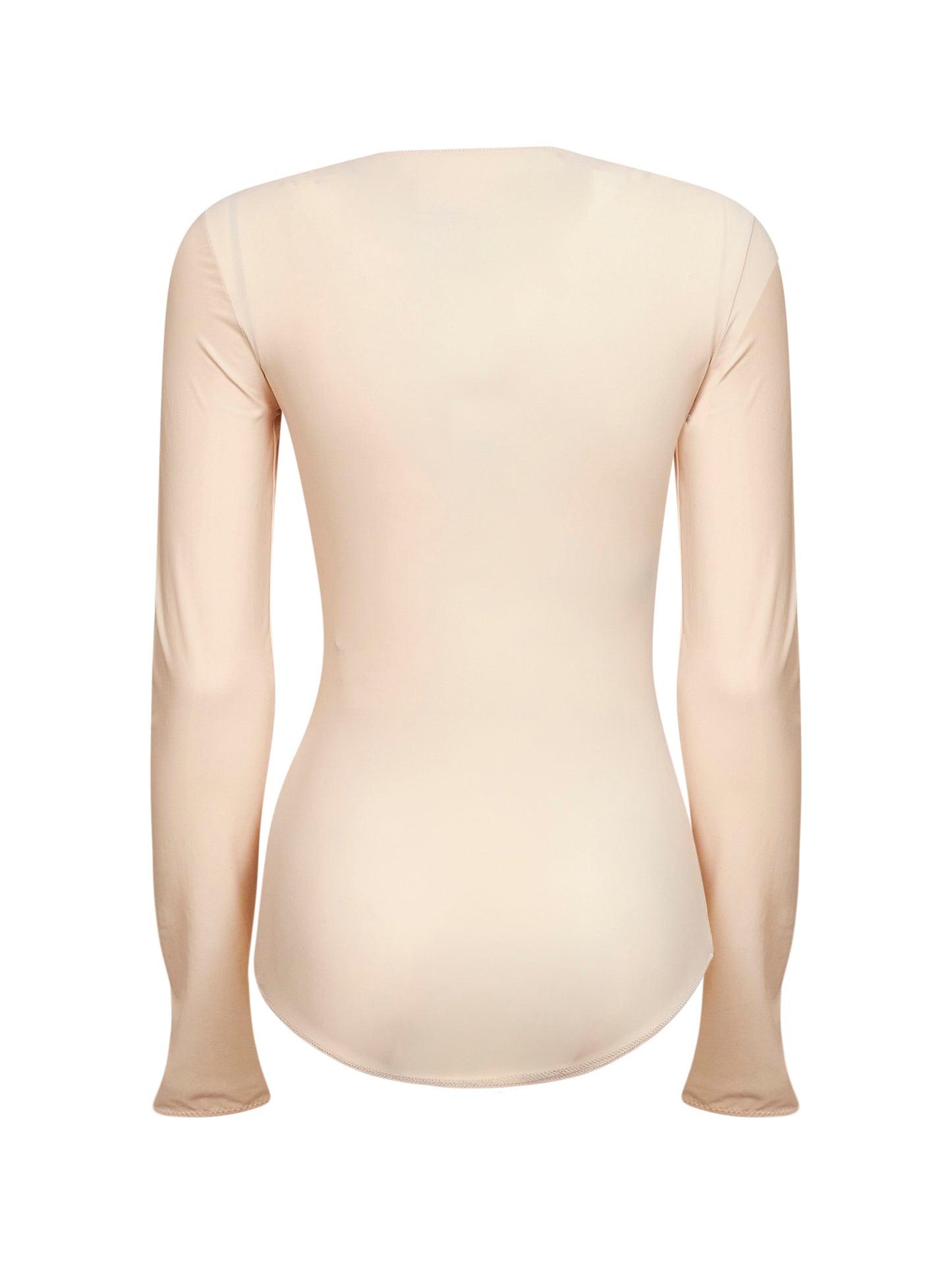 Almond technical jersey bodysuit