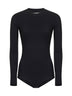 Body in jersey tecnico nero