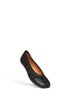 Black soft nappa leather Tabi ballet flats