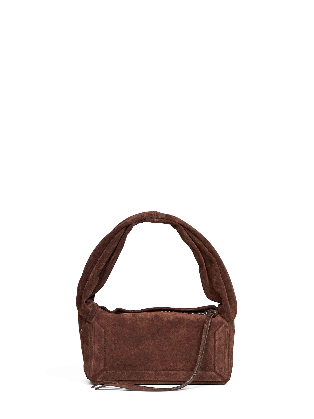 Brown Box Bag East West Small shoulder bag