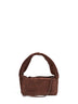 Brown Box Bag East West Small shoulder bag