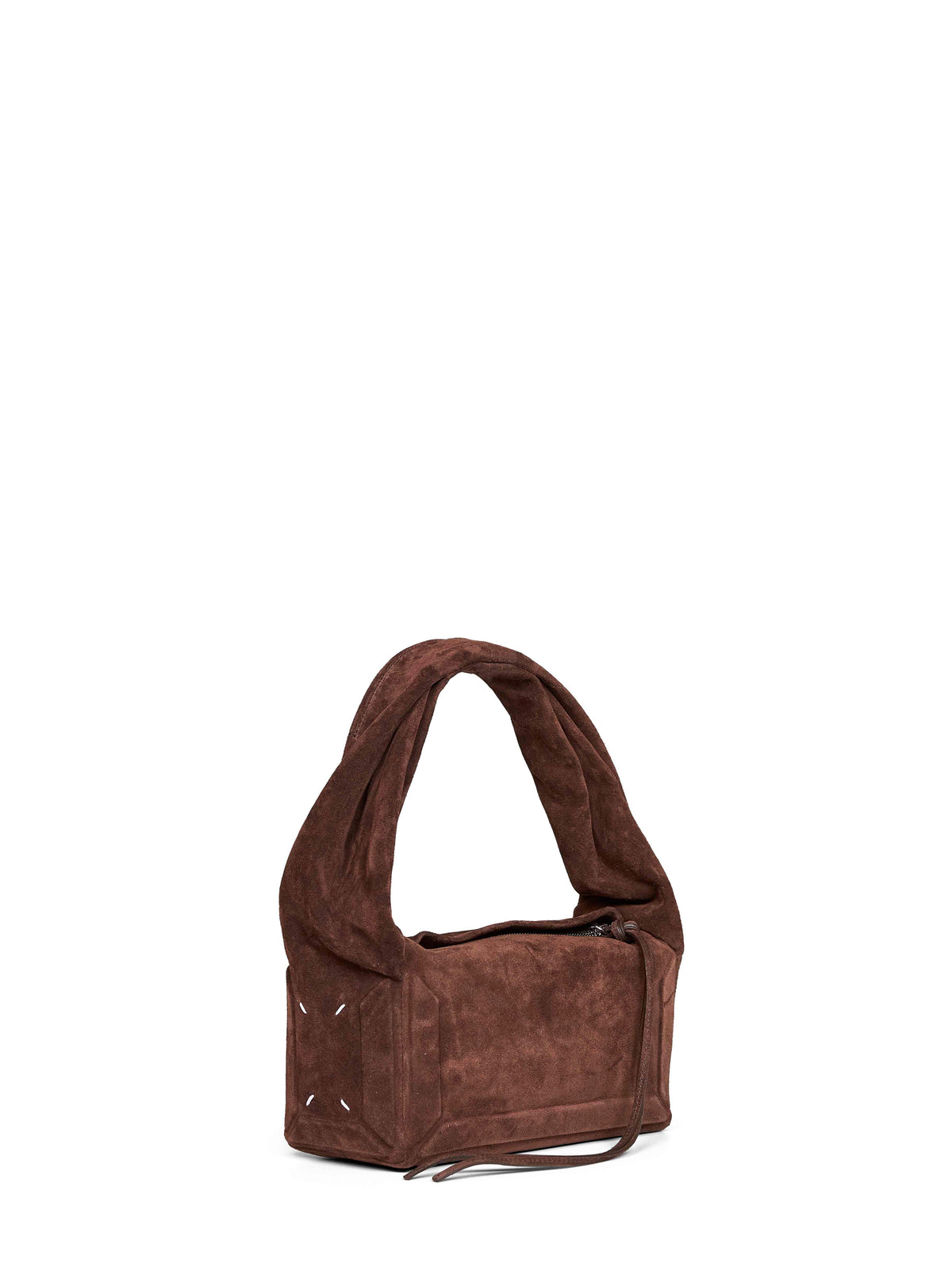 Brown Box Bag East West Small shoulder bag