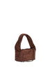 Brown Box Bag East West Small shoulder bag