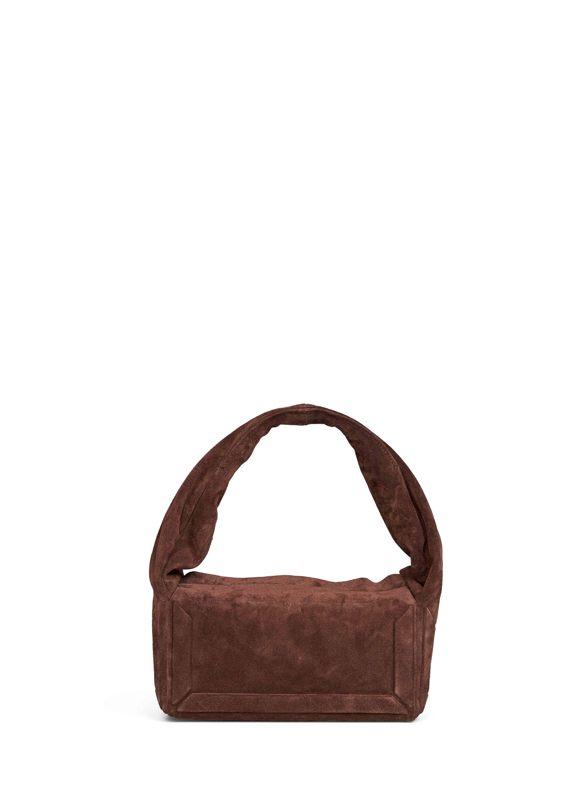 Brown Box Bag East West Small shoulder bag