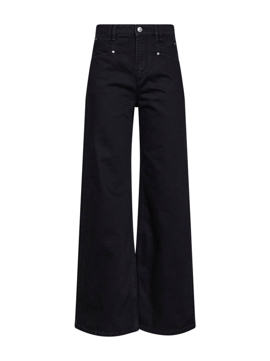 Black cotton denim Lemony jeans