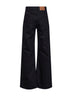 Black cotton denim Lemony jeans