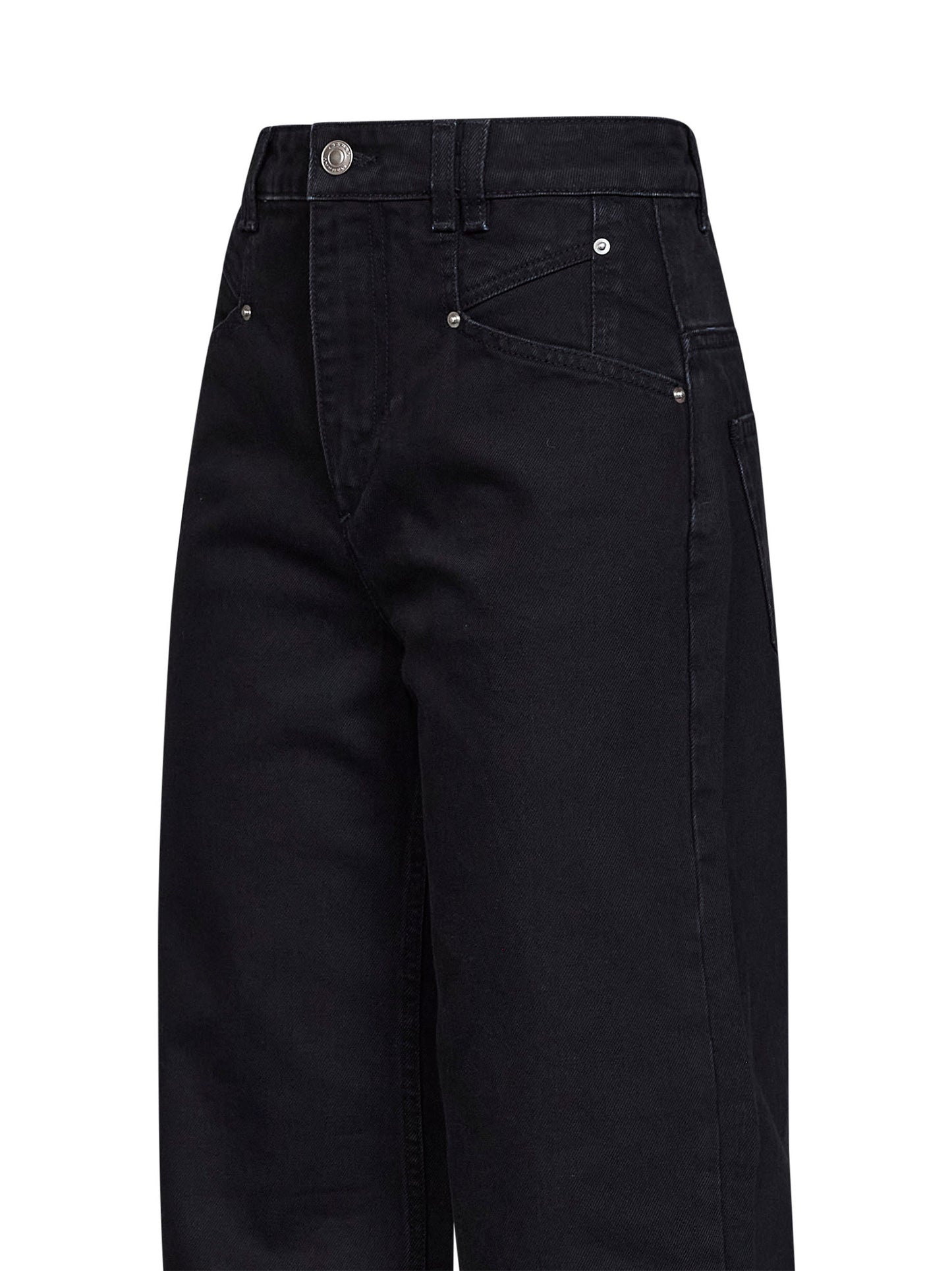 Black cotton denim Lemony jeans