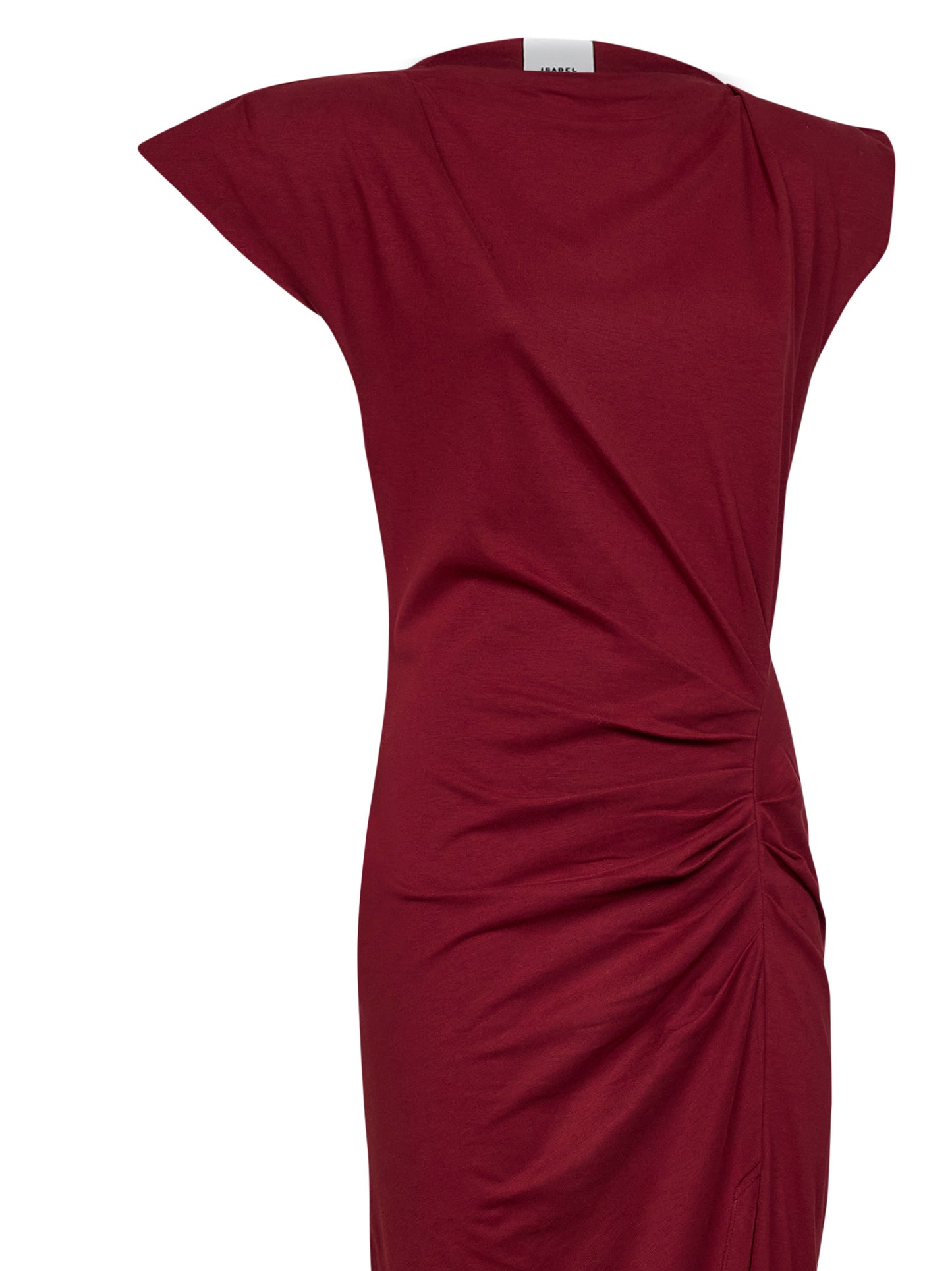 Dark burgundy cotton jersey Nadela long dress