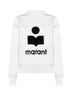 Moby-Ga cotton sweatshirt with front printed logo